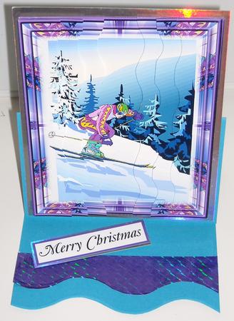 Downhill Skiing by Pam Stubley