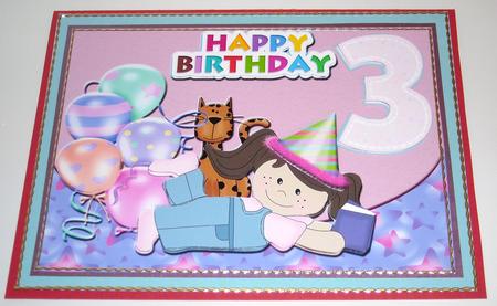 Happy Birthday for 2-3yr Girl by Pam Stubley