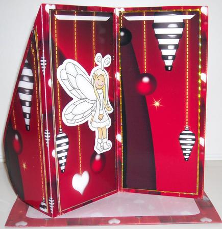 Christmas Ornament Teradrop Card Kit by Pam Stubley