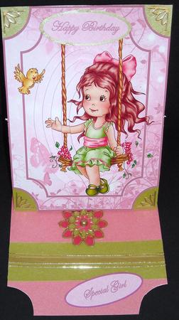 Cutie on a Swing by Pam Stubley