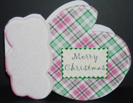 Christmas Mittens Shaped Card 2 by Pam Stubley