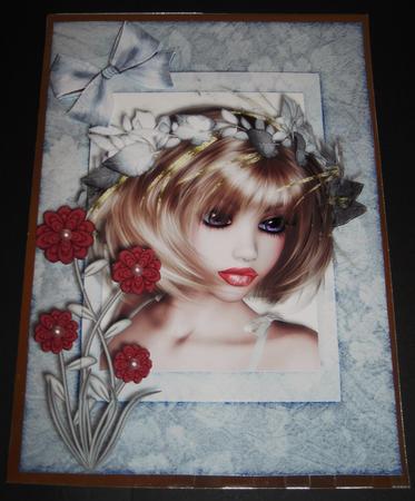 Nymph 3 Decoupage by Pam Stubley