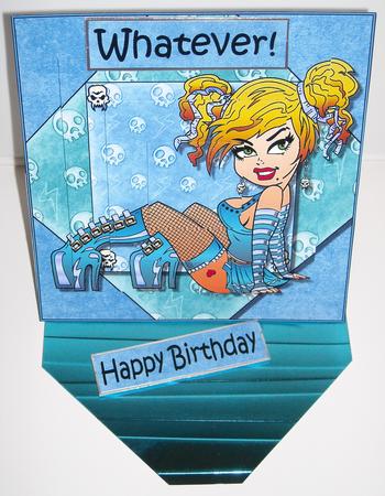 Delores Dammage Birthday Girl Pyramid by Pam Stubley