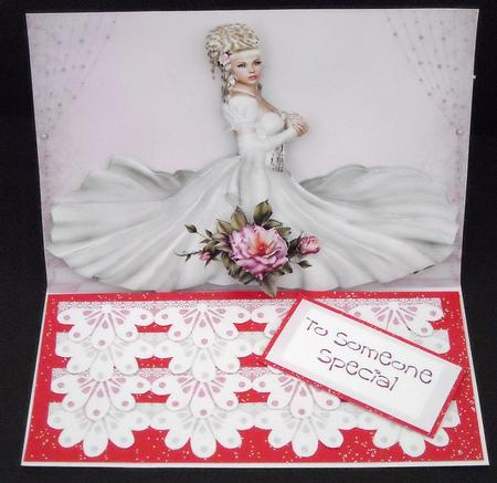 Half-floral Ribbons Set 4 by Pam Stubley