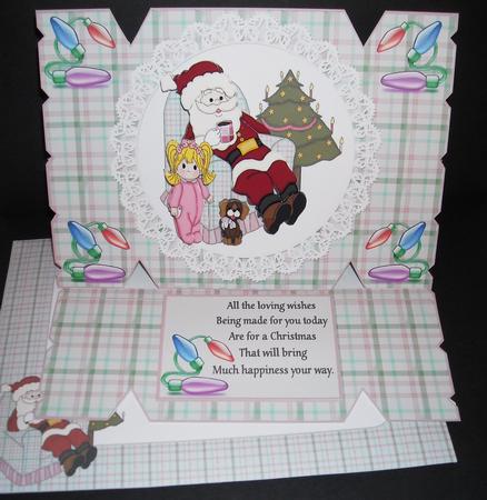 Sitting with Santa by Pam Stubley