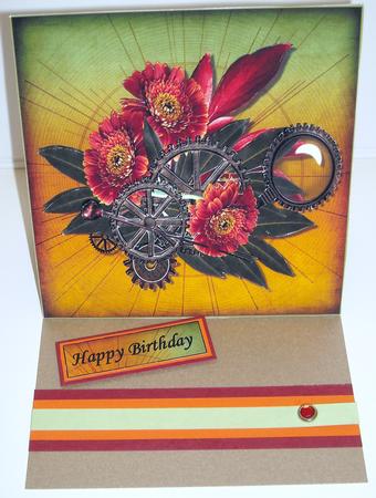 Floral Steampunk Cluster by Pam Stubley