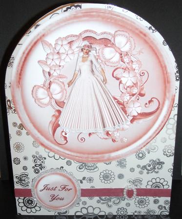 Beauty on Deep Peach by Pam Stubley
