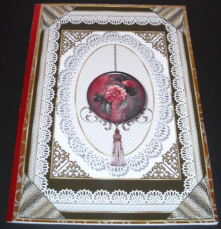 A Wild Rose & Lace Card Topper by Pam Stubley