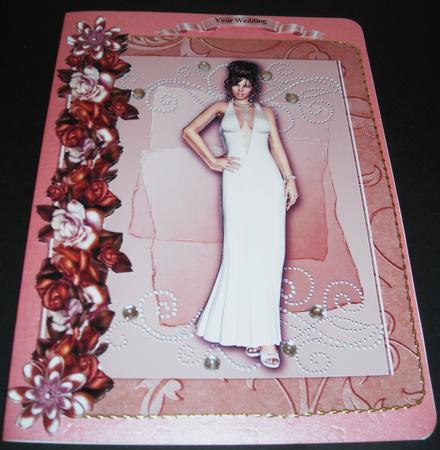 Special Occasion Roses & Diamonds Card Front 2 by Pam Stubley