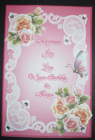 Lace and Roses Pink by Pam Stubley