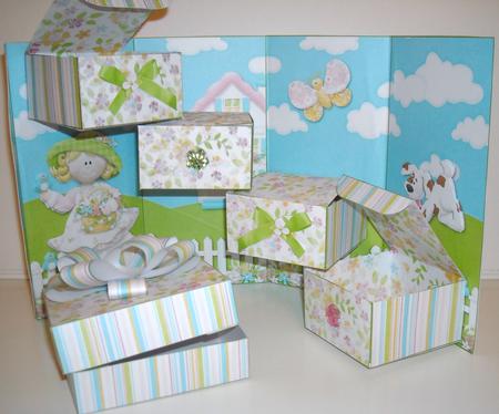 Cottage Garden Keepsake Box Card Kit by Pam Stubley