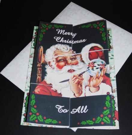 Holly Santa Magic Card Set by Pam Stubley