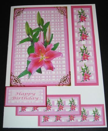 Caroles Lily Decoupage by Pam Stubley