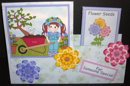 Gardening Girl 3D Side Stepper Kit by Pam Stubley