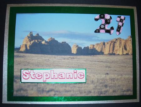 Desert with Mountains by Pam Stubley