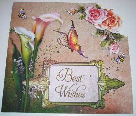 Calla Lilies and Roses by Pam Stubley