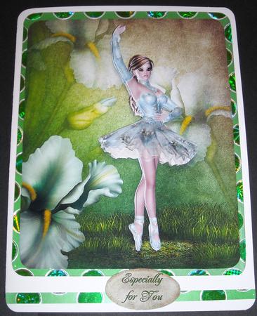 Ballerina in the Garden by Pam Stubley