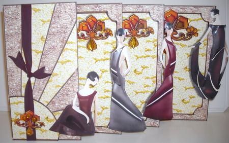 4-fold Card Kit - Deco by Pam Stubley