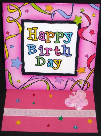 Birthday Celebrations Fan Pyramage Topper by Pam Stubley