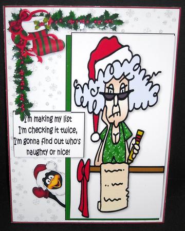 Stella's Making Her Christmas List Quick Card by Pam Stubley