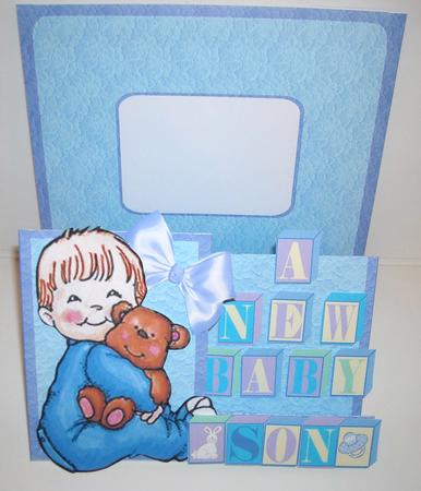 Christening Side Stepper- Boy by Pam Stubley