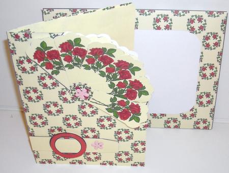 Fan Card - Red Roses by Pam Stubley