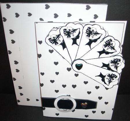 Fan Card - Lady Silhouette 1 by Pam Stubley
