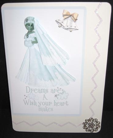 On Your Wedding Day Dreams Are a Wish Your Heart Makes Azure by Pam Stubley