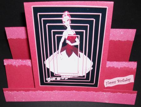 For a Special Girl Happy Birthday Red by Pam Stubley