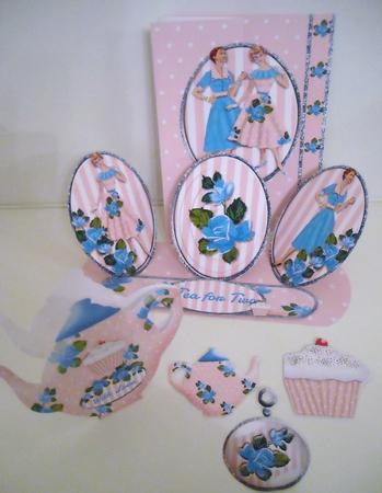 50s Tea for Two Triple Tweasel & More Kit by Pam Stubley