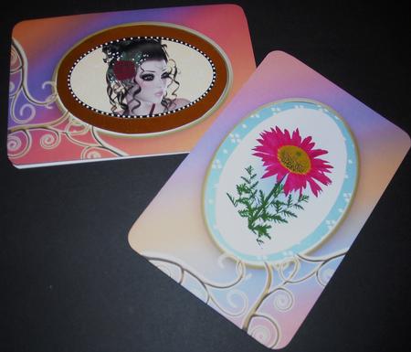 Pretty Lady Portrait Toppers by Pam Stubley