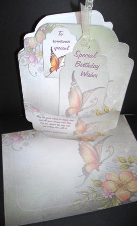 Butterfly and Flowers Bookmark Card Kit by Pam Stubley