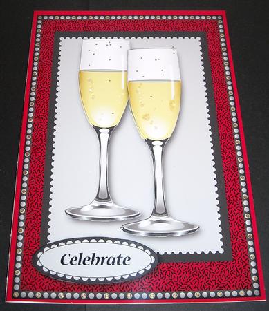 Champagne Celebration (grey) by Pam Stubley