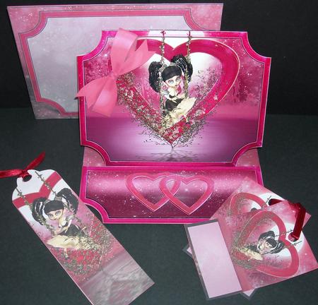 Romance Card the Love Swing Easel by Pam Stubley