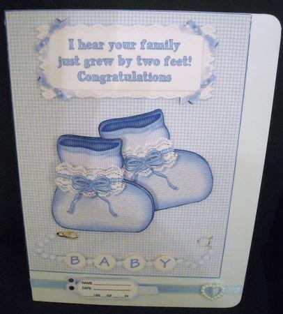 Hear Your Family Just Grew by Two Feet New Baby Boy by Pam Stubley