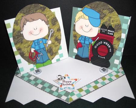 4 I Want to Be a Mechanic Just Like Daddy Toppers by Pam Stubley