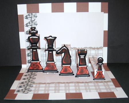 Chess Staircase Card Kit by Pam Stubley