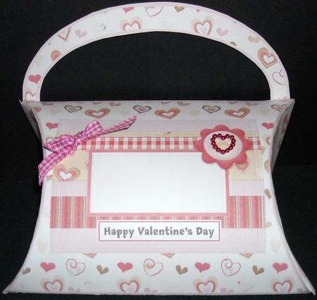 Valentines Pillow-box Handbag/gift Box 2 by Pam Stubley