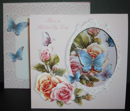 Dingle Dangles Tent Card Kit - Flutterby Day by Pam Stubley