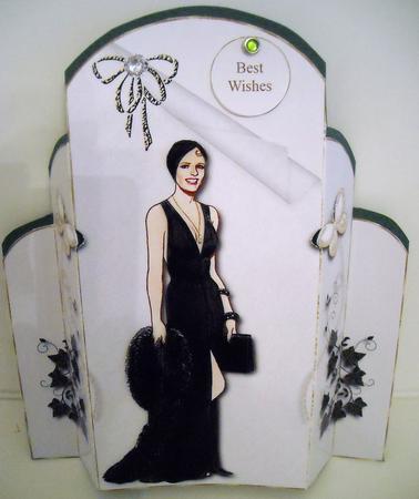 Evening Goddess Card Topper by Pam Stubley