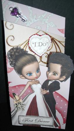 Your Wedding Day Cascade Card by Pam Stubley