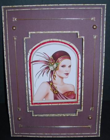 Sumptuous Blank Card Base / Aperture Card Front 6 by Pam Stubley