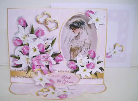 C-thru Easel 3D Card Kit - the Bridal Bouquet by Pam Stubley