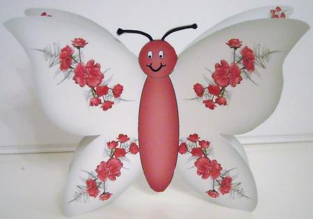 Cartoon Butterfly Stand Up Card 3 by Pam Stubley