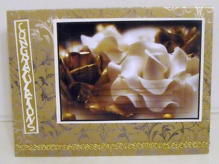 Golden Wedding Pyramid by Pam Stubley