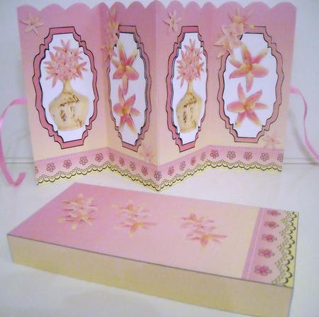 Stargazer Lily Triple Fold Card Kit by Pam Stubley