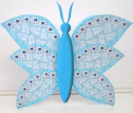 Artistic Butterfly Stand Up Card 9 by Pam Stubley