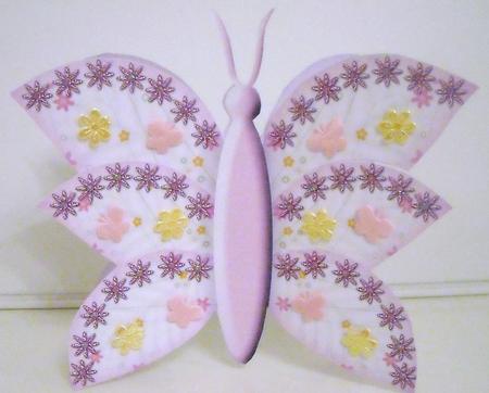 Artistic Butterfly Stand Up Card 6 by Pam Stubley