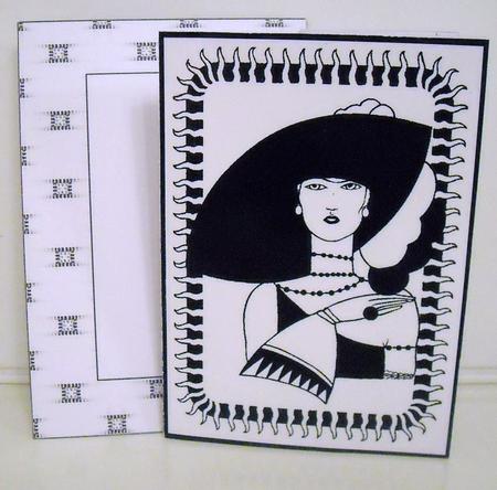 Internal Window Card - Art Deco 1 by Pam Stubley