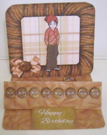 Hey Dude! Double Easel Card Kit by Pam Stubley